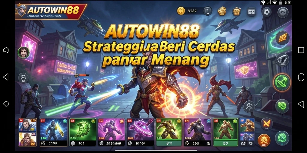 Tampilan gameplay AUTOWIN88 yang menegangkan dan penuh strategi.