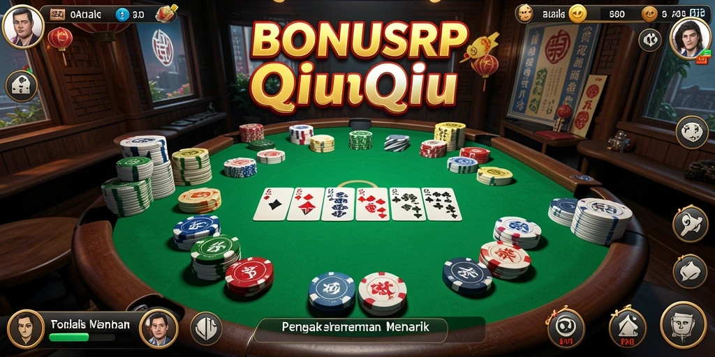Tangkapan layar gameplay QiuQiu yang menarik.