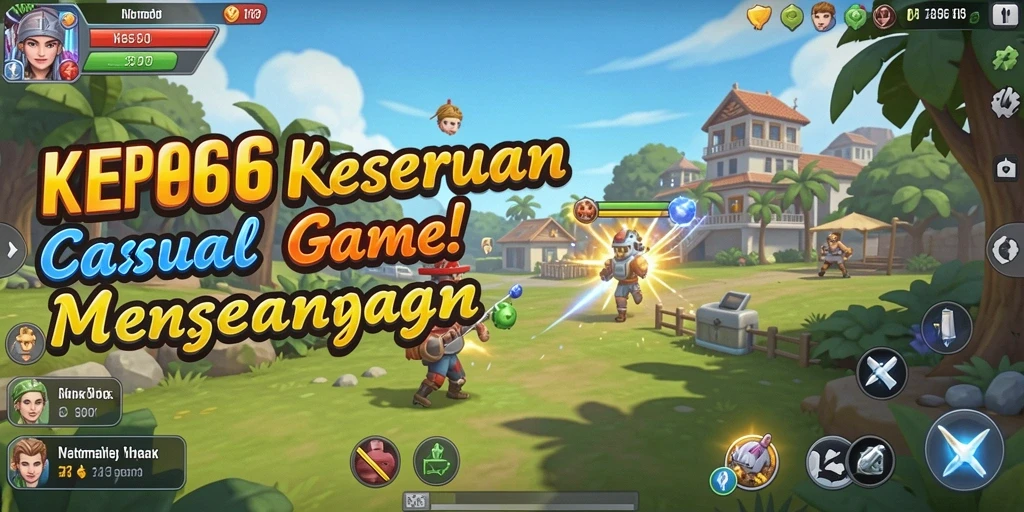 Tampilan gameplay KEPO66 yang penuh warna dan menarik.