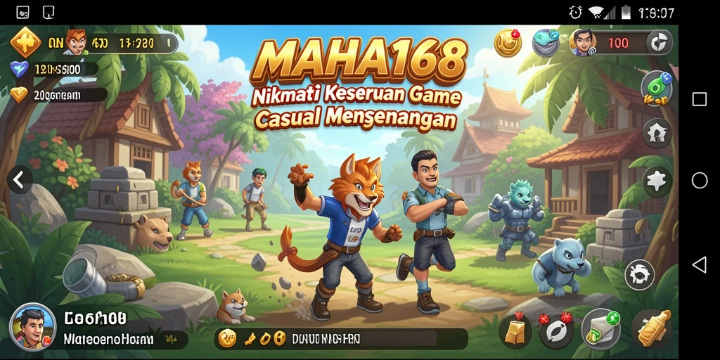 Tampilan menarik dan gameplay seru dari MAHA168