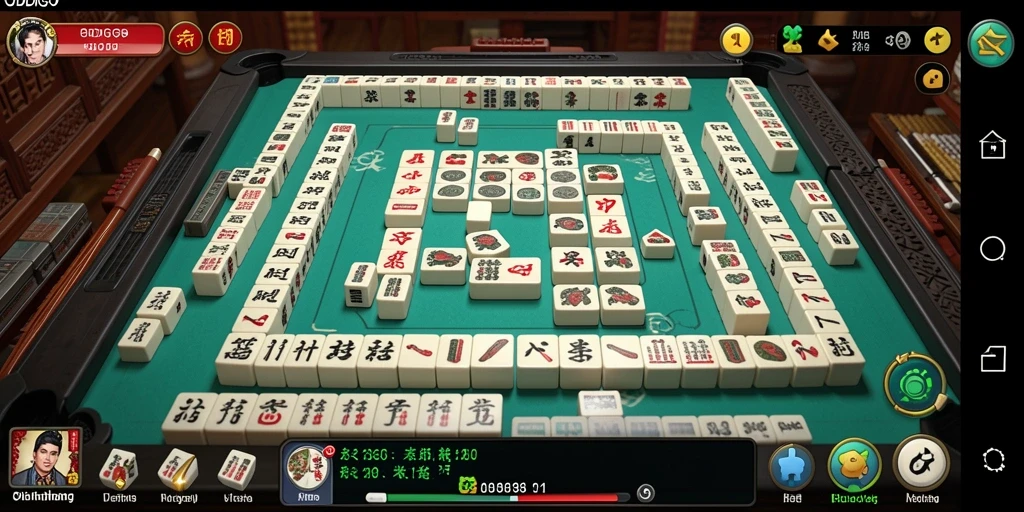 Screenshot ODDIGO menampilkan pengalaman bermain Mahjong yang menarik.