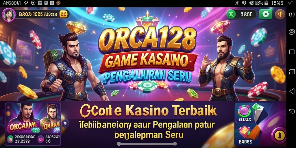 Tampilan gameplay seru dari ORCA128 yang mengajak pemain merasakan sensasi Kasino.