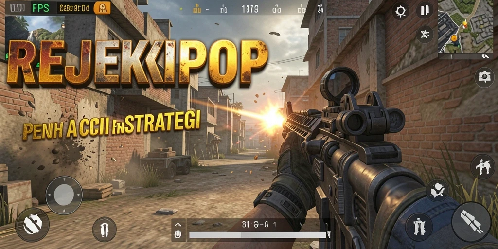 Gameplay mendebarkan REJEKIPOP yang penuh aksi.